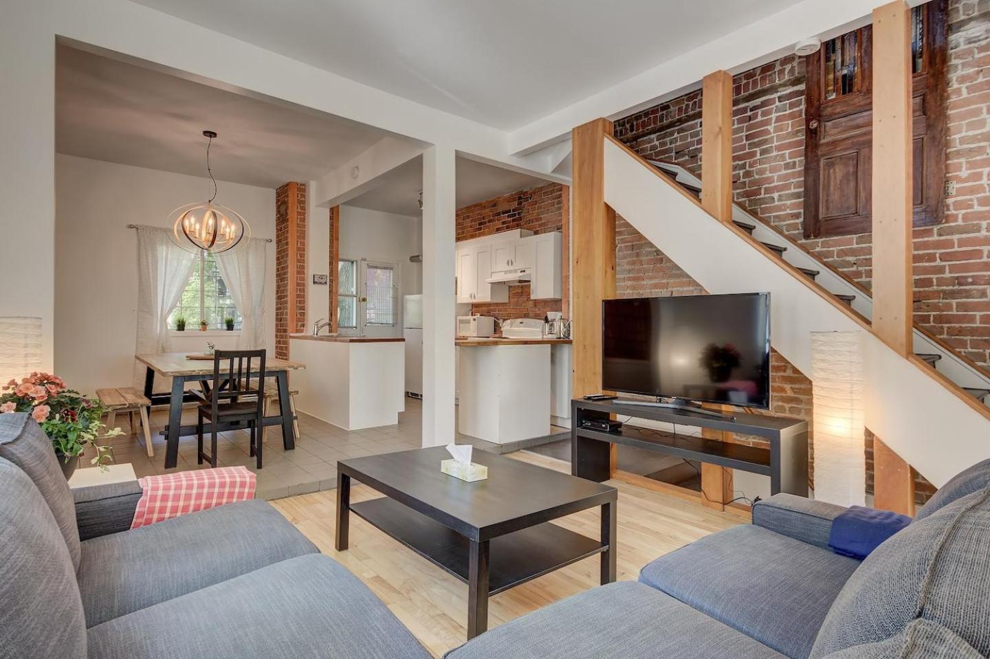 Perfect For Groups Big Livingroom 2 Backyard 3Br Montreal Zewnętrze zdjęcie